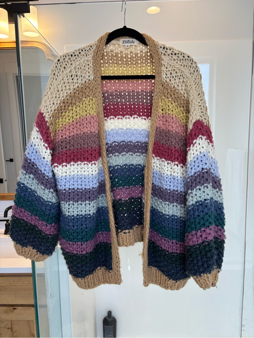 Listicle rainbow cardigan